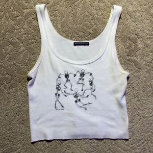 brandy skeleton tank. stretchy
